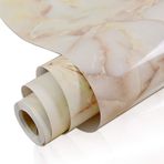 Mermer Mutfak Su Geçirmez ve Yağ Geçirmez Etiket Dolabı Yenileme Kendinden yapışkanlı Vinil Duvar Kağıdı Soba Üstü Duvar Kağıdı (Color : Marble16, Size : 60cmx2m)