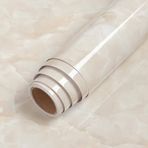 Mermer Mutfak Su Geçirmez ve Yağ Geçirmez Etiket Dolabı Yenileme Kendinden yapışkanlı Vinil Duvar Kağıdı Soba Üstü Duvar Kağıdı (Color : Marble17, Size : 40cmx3m)