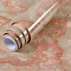 Mermer Mutfak Su Geçirmez ve Yağ Geçirmez Etiket Dolabı Yenileme Kendinden yapışkanlı Vinil Duvar Kağıdı Soba Üstü Duvar Kağıdı (Color : Marble21, Size : 40cmx2m)