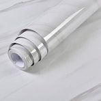 Mermer Mutfak Su Geçirmez ve Yağ Geçirmez Etiket Dolabı Yenileme Kendinden yapışkanlı Vinil Duvar Kağıdı Soba Üstü Duvar Kağıdı (Color : Marble4, Size : 60cmx2m)