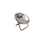 Mern Living Deri katlanır sandalye - Lüks Sling Accent İskandinav Papasan sandalye, teras, bahçe, oturma odaları, havuz kenarları ve yatak odaları, iç ve dış mekan, modern mobilyalar (suni deri,