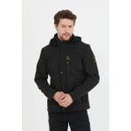 Mero Life Erkek Su ve Rüzgar Geçirmez Softshell Mont - 4XL - Siyah