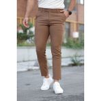 Mero Life Erkek Taba Kaliteli Esnek Likralı Bilek Boy Kumaş Pantolon - 31