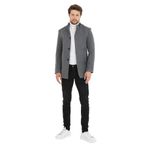 MeroLife Mero Life Erkek Gri Yeni Sezon Kısa Kaşe Kaban M Mero-178NM