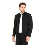 MeroLife Mero Life Erkek Siyah Mevsimlik Dar Kesim Süet Ceket & Mont XL Mero-407NM