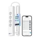 MEROSS Akıllı Çoklu Priz 4 Güç 2 USB 2 Type-C Apple HomeKit Destekli Beyaz MSP844SMA