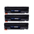 Merotoner Premium 3 x XL toner kartuşları HP LaserJet Pro MFP M125NW M125RNW M126 A M126NW M127FN M127FP M127fw ile M128FN M128FP M128FW Kartuş 83 A (Siyah)