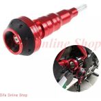 Merpa Motosiklet Koruma Takozu Seti (Sağ-Sol) Profesyönel 140MM - Kırmızı