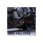 merpa Motosiklet Motor/şase Koruma Takozu Profesyonel 195mm Gümüş Renk
