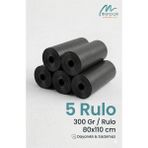 Merpak Ambalaj Kalın Çöp Torbası 300 gr X 5 Rulo Siyah Çöp Poşeti 80x110 Cm Jumbo Endüstriyel Çöp Torbası