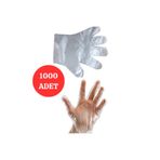 Merpak Ambalaj Şeffaf Eldiven 1000 Adet Hışır Poşet Eldiven Kullan At Eldiven