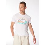 Merrell Beyaz Erkek O Yaka Baskılı T-Shirt M4TOBIM_TOBI