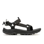 Merrell Erkek Outdoor Spor Sandalet, Siyah, 10