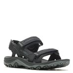 Merrell Erkek sandaleti, Siyah, 45 EU