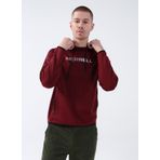 Merrell M23SEARCH Bordo Erkek Kapüşonlu Düz Sweatshirt