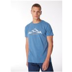 Merrell Mavi Erkek O Yaka Baskılı T-Shirt M4TAURUSM_TAURUS M