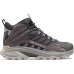 Merrell Moab Speed 2 Mıd Gtx Erkek Bot Suni Deri Düz Taban Gri Renkli Günlük Kullanım İçin J037503