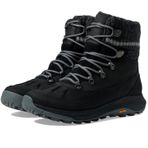 Merrell Siren 4 termal orta fermuarlı kadın yürüyüş botu, Siyah, 36 EU