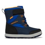Merrell SNOW STORM 3.0 WTRPF Unisex Çocuk BOT, BLUE/BLACK/ORANGE, 30