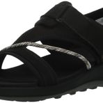 Merrell Terran 4 sırt kayışlı kadın sandaleti, Siyah, 36 EU