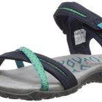 Merrell Terran Cross II kadın bilek kayışlı sandalet, mavi lacivert, 37 EU