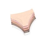 Merry See 5 li Set (BELİ LASTİKLİ) İz Yapmaz Likralı Dikişsiz Lazer Kesim Bikini Slip Külot Açık Çok Renkli S