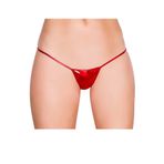 Merry See Kırmızı Deri Görünümlü Tanga Kırmızı S/M