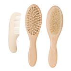 MERRYHAPY 1 Set Yün Fırça Duş Fırçası Kıl Fırçası Saç Derisi Masaj Aletleri Banyo Fırçası Tarak Duş Fırçası Bebek Erkek Ve Kız Yetişkinler Için