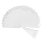 MERRYHAPY 20 Adet Düğün Kağıdı Çiçek Tüpü Büfe Çikolata Düğün Konfeti Tutucu Küçük Taç Konileri Içi Boş Koniler Çiçek Paketleme Konisi Mini Buket Sarıcı Beyaz Düğün Malzemeleri Kağıt