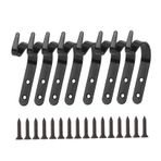 MERRYHAPY 8 Saksı Asılı Kancalar Fener Duvar Askısı Metal Askılar Ağır Duvar Bisiklet Dekoratif Ekici Kancaları Duvar Ekici Braketi Demir Kanca Ferforje Kancalar Parantez