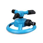 MERRYHAPY Bahçe için 360° Dönebilen Sulama Sistemi Otomatik Çim Sulama Sistemi Mavi 3 Kollu Sulama 8m Sprey Menzili