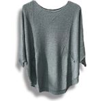 Merserize Triko Oversize Bluz - 38-52 Beden Uyumlu - Salaş Kazak - Çok Renkli - Standart