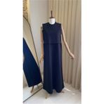 Mersha Collection Mersha 4 Mevsim Sıfır Kol Elbise - Lohusa Anne Elbisesi - Siyah - 48