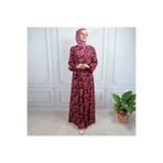 Mersha Collection Mersha Viskon Yazlık Emzirme Elbisesi - Lohusa Anne Kıyafeti