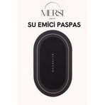 Mersi SHOP Yumuşak Silikon Yosun Su Emici Banyo Zemin Paspası Tuvalet Ayak Pedi Kapıya Girmek Için Halı Paspas