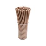 Mert 6 mm 100 Adet Kraft Kağıt Pipet