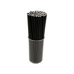 Mert 6 mm 100 Adet Siyah Kağıt Pipet
