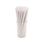 Mert 8 mm 100 Adet Beyaz Kağıt Pipet
