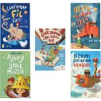 Mert Arık Seti - Dinozorumun Saklandığı Yer-Uzaya Giden Tren- Benim Zürafam Uçabilir...- 5 Kitap Set