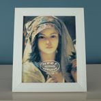 Mert Çerçeve Kaliteli Hafif ve Dayanıklı Plastik Fotoğraf Duvar veya Masa İçin Uygun Kolay Montajlı, Şık Fotoğraf (Beyaz, 20x25)