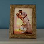 Mert Çerçeve Kaliteli Hafif ve Dayanıklı Plastik Fotoğraf Duvar veya Masa İçin Uygun Kolay Montajlı, Şık Fotoğraf (Ceviz, 15x21)