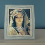 Mert Çerçeve Kaliteli Hafif ve Dayanıklı Plastik Fotoğraf Duvar veya Masa İçin Uygun Kolay Montajlı, Şık Fotoğraf KOD:109 (Gök Mavi, 20x25)