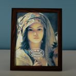 Mert Çerçeve Kaliteli Hafif ve Dayanıklı Plastik Fotoğraf Duvar veya Masa İçin Uygun Kolay Montajlı, Şık Fotoğraf KOD:110 (Ceviz, 20x25)