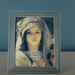 Mert Çerçeve Kaliteli Hafif ve Dayanıklı Plastik Fotoğraf Duvar veya Masa İçin Uygun Kolay Montajlı, Şık Fotoğraf (Mavi, 20x25)