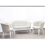 Mert Concept Çay Seti 2+1+1 Koltuk Salon Takımı - Beyaz