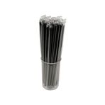 Mert Frozen 100 Adet Siyah Jelatinli Kalın Pipet