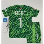 Mert Günok Çocuk Kaleci Forması 4'lü Set - 12 - 13 Yaş - Yeşil