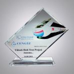 Mert Kristal Kristal Plaket P104