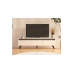 Mert Sert Mobilya Century Tv Sehpası Tv Ünitesi, Üç Kapaklı,150Cm