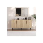MERT SERT MOBİLYA Clara 150cm Konsol, Çok Amaçlı Dolap, Kitaplık, Ayakkabılık,